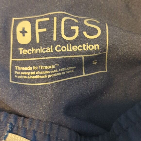 FIGS Tansen Jogger Scrub Pants Mens Small Blue MXXSW2004 - Picture 8 of 8